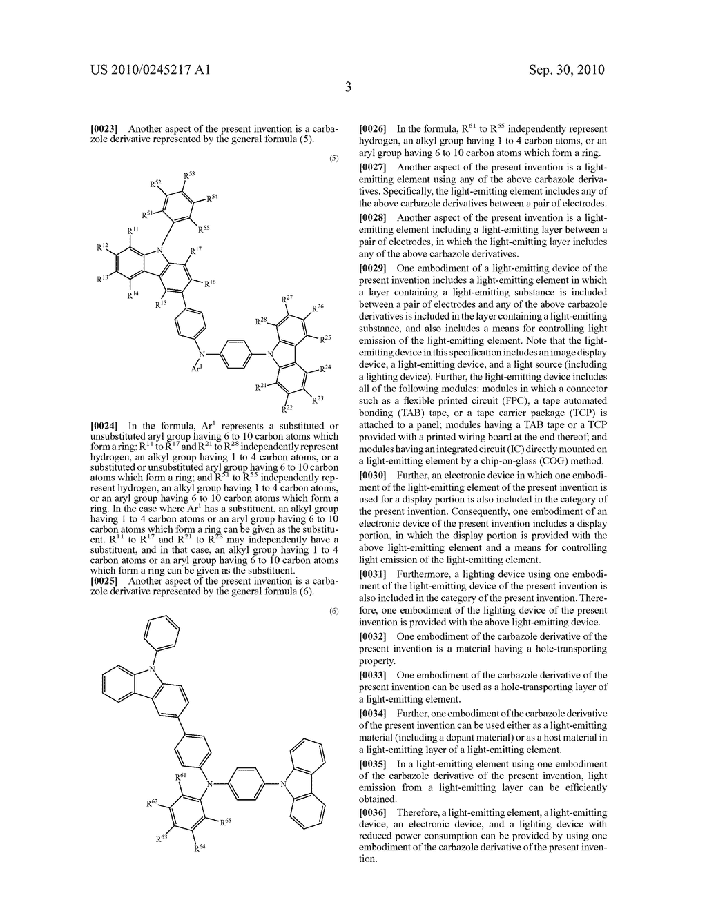 CARBAZOLE DERIVATIVE, LIGHT-EMITTING ELEMENT MATERIAL, LIGHT-EMITTING ELEMENT, LIGHT-EMITTING DEVICE, ELECTRONIC DEVICE, AND LIGHTING DEVICE - diagram, schematic, and image 31