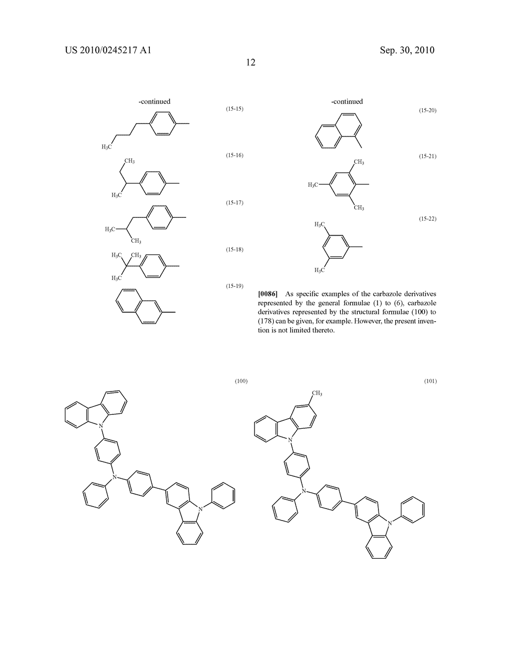 CARBAZOLE DERIVATIVE, LIGHT-EMITTING ELEMENT MATERIAL, LIGHT-EMITTING ELEMENT, LIGHT-EMITTING DEVICE, ELECTRONIC DEVICE, AND LIGHTING DEVICE - diagram, schematic, and image 40