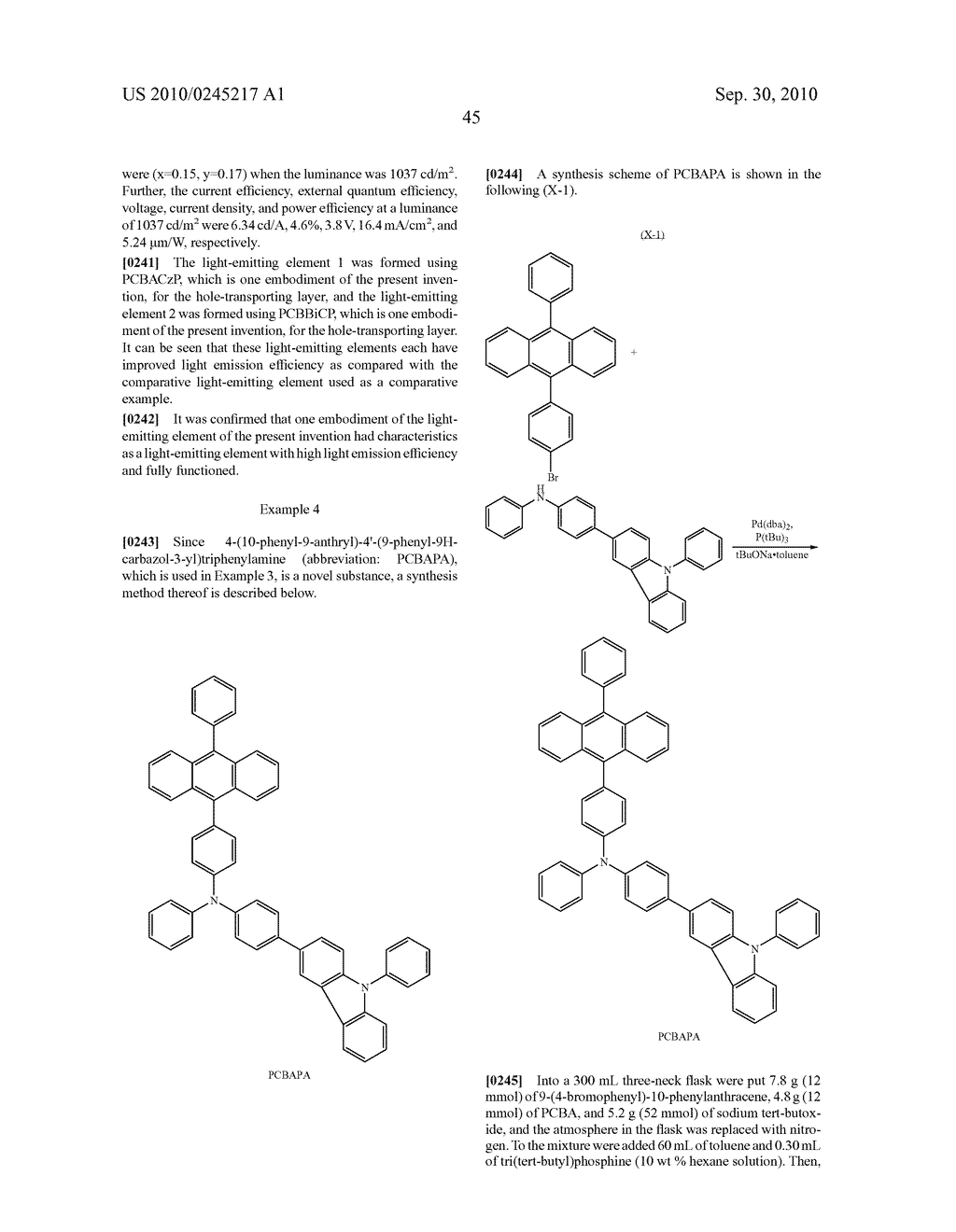 CARBAZOLE DERIVATIVE, LIGHT-EMITTING ELEMENT MATERIAL, LIGHT-EMITTING ELEMENT, LIGHT-EMITTING DEVICE, ELECTRONIC DEVICE, AND LIGHTING DEVICE - diagram, schematic, and image 73