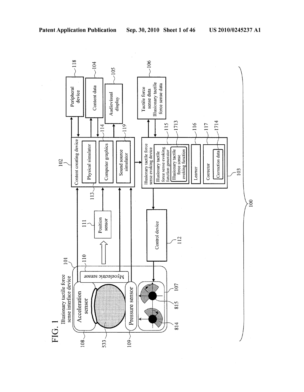 Virtual Reality Environment Generating Apparatus and Controller Apparatus - diagram, schematic, and image 02