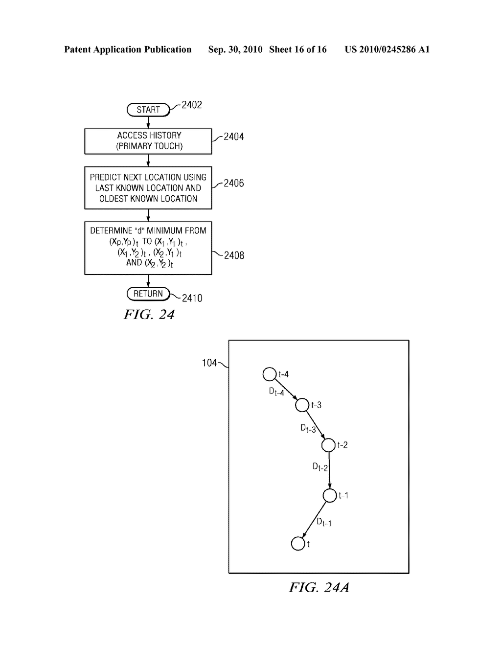 TOUCH SCREEN FINGER TRACKING ALGORITHM - diagram, schematic, and image 17