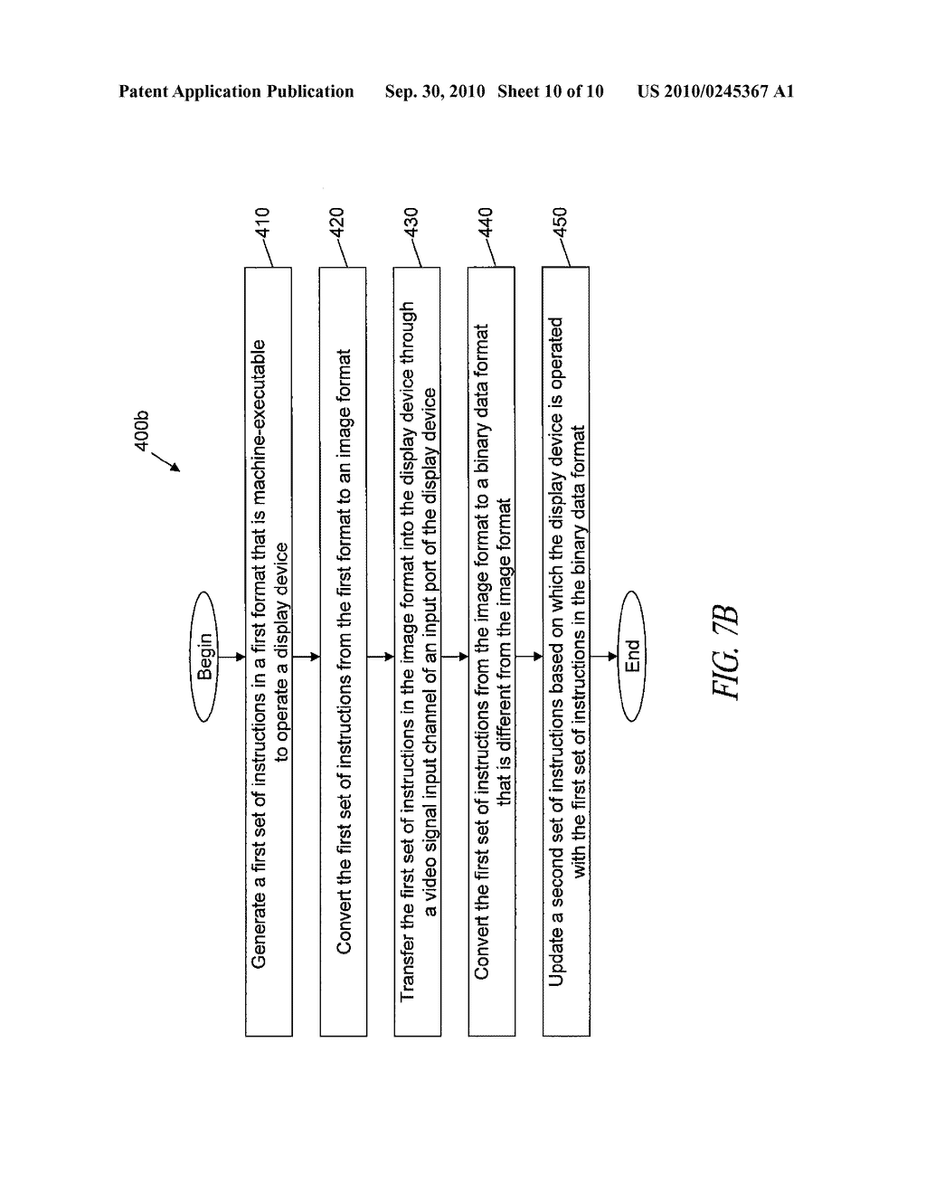 METHODS AND DEVICE FOR DISPLAY DEVICE IN-SYSTEM PROGRAMMING THROUGH DISPLAYABLE SIGNALS - diagram, schematic, and image 11