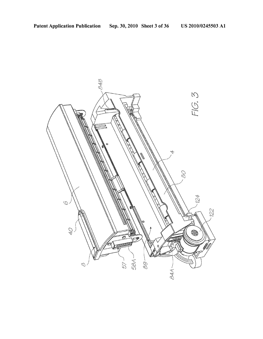 INKJET PRINTER WITH RELEASABLE PRINT CARTRIDGE - diagram, schematic, and image 04