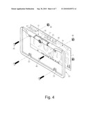 Camera Assembly Mounted on Vehicle s Number Plate diagram and image