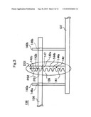 Monocular type image display device diagram and image