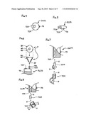 Invisible and/ or non-invisible designed inflatables combined with electric black ultra-violet lights and inflator nozzle fixture accessories diagram and image