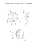 ROUND REFLECTOR FOR ELECTROMAGNETIC RADIATION diagram and image