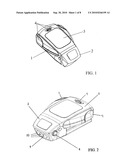 Cycling Computer with Detachable Lighting Apparatus for Bicycle or Other Vehicle diagram and image