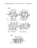 SEMICONDUCTOR MEMORY DEVICE HAVING LAYOUT AREA REDUCED diagram and image