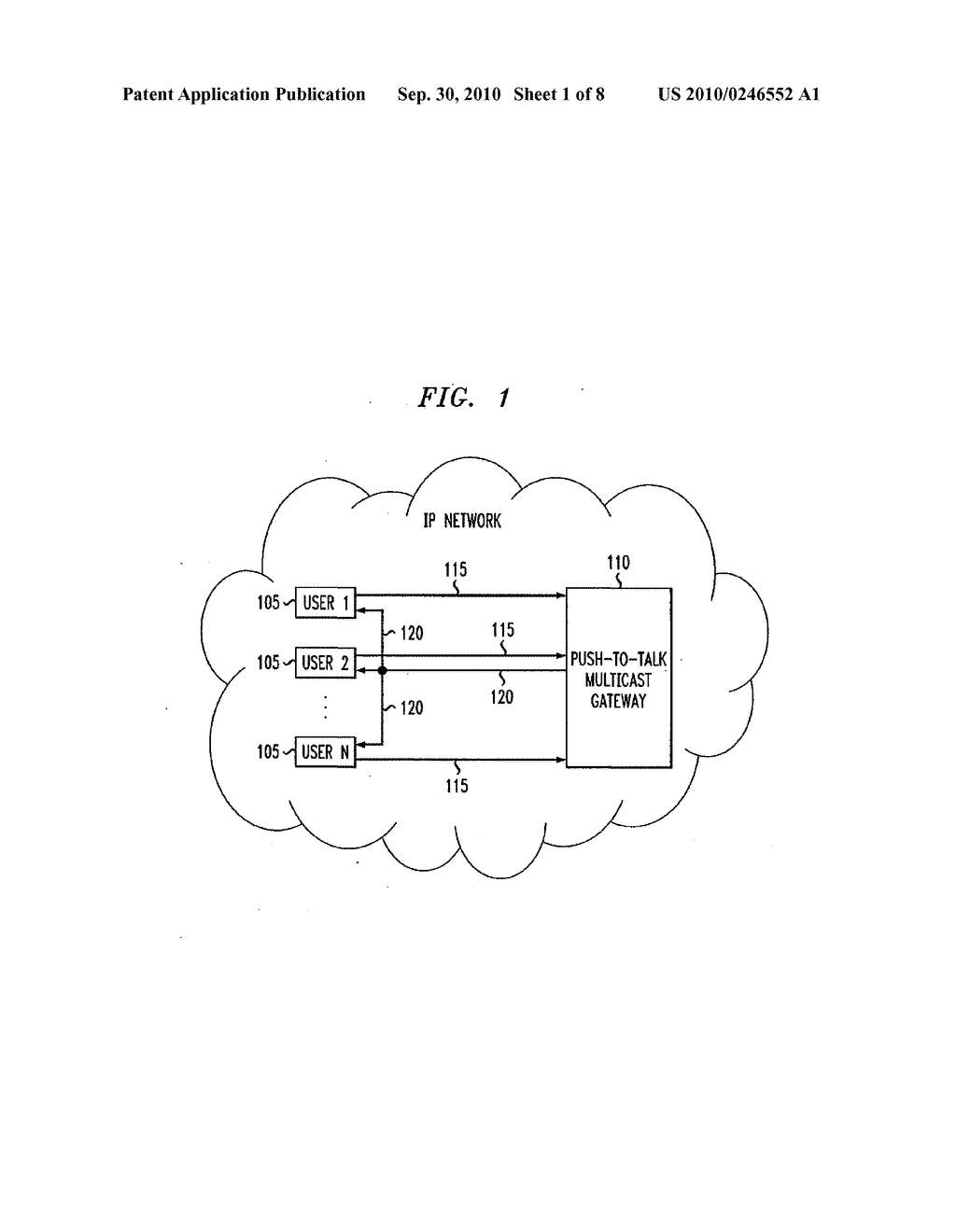 METHOD AND APPARATUS FOR DELIVERING IPP2T (IP-PUSH-TO-TALK) WIRELESS LAN MOBILE RADIO SERVICE - diagram, schematic, and image 02