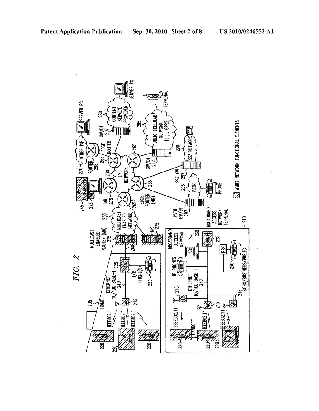 METHOD AND APPARATUS FOR DELIVERING IPP2T (IP-PUSH-TO-TALK) WIRELESS LAN MOBILE RADIO SERVICE - diagram, schematic, and image 03