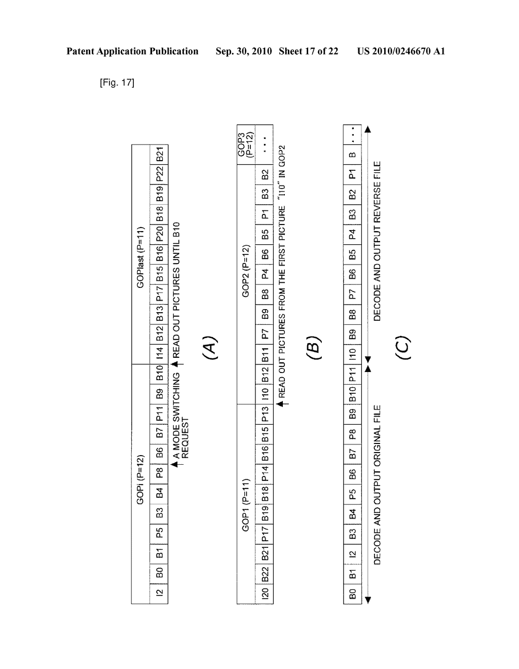 METHOD FOR GENERATING VIDEO DATA FOR TRICK PLAY - diagram, schematic, and image 18