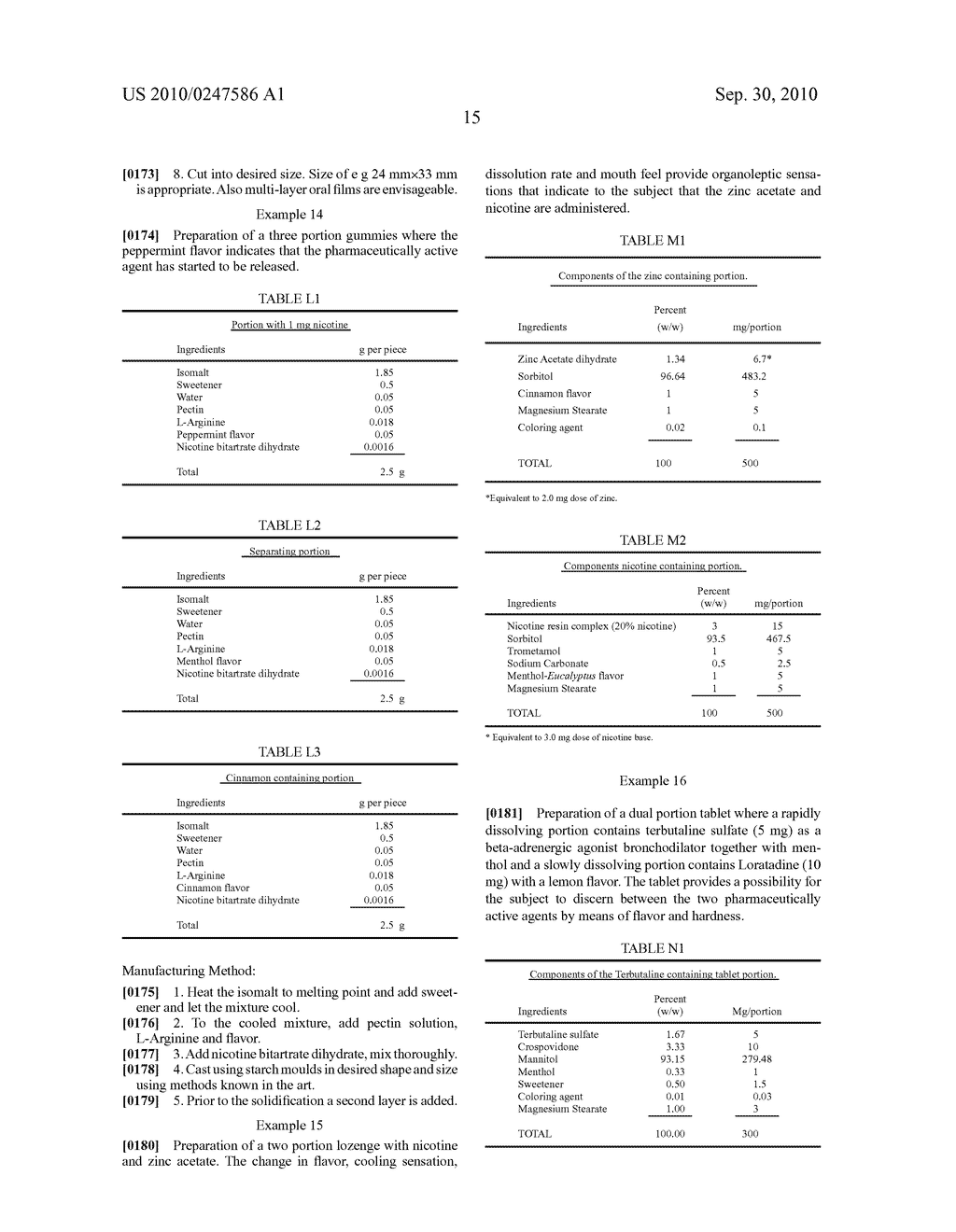 Multi-Portion Intra-Oral Dosage Form With Organoleptic Properties - diagram, schematic, and image 16