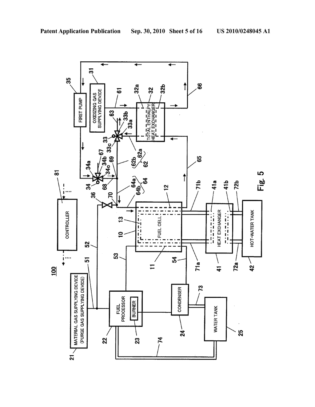 FUEL CELL SYSTEM AND METHOD FOR OPERATING THE SAME - diagram, schematic, and image 06