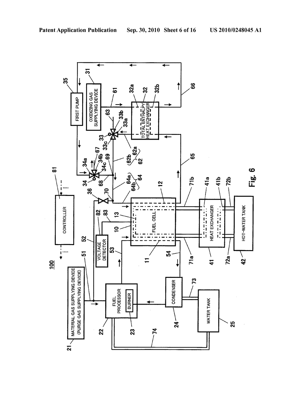 FUEL CELL SYSTEM AND METHOD FOR OPERATING THE SAME - diagram, schematic, and image 07