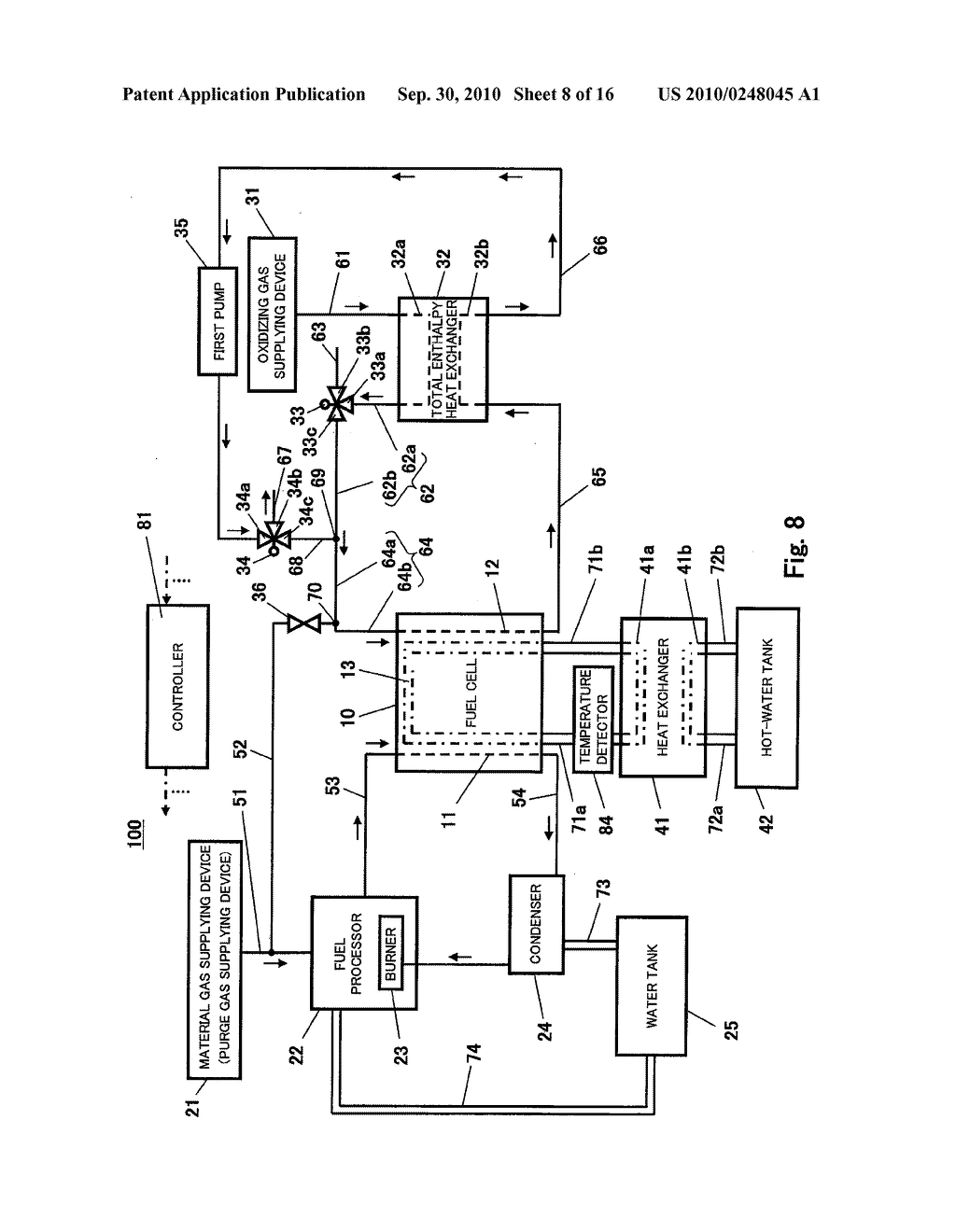 FUEL CELL SYSTEM AND METHOD FOR OPERATING THE SAME - diagram, schematic, and image 09