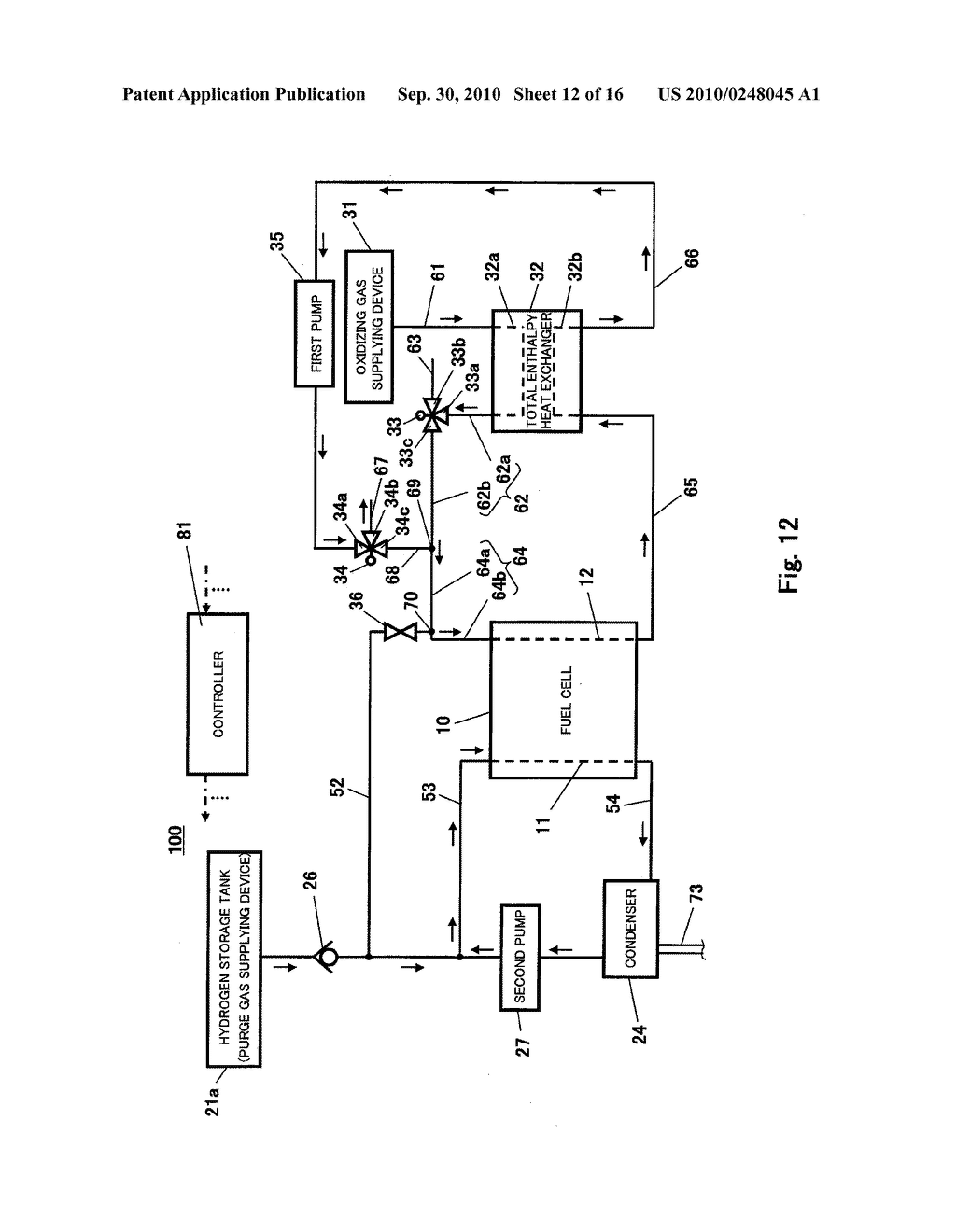 FUEL CELL SYSTEM AND METHOD FOR OPERATING THE SAME - diagram, schematic, and image 13