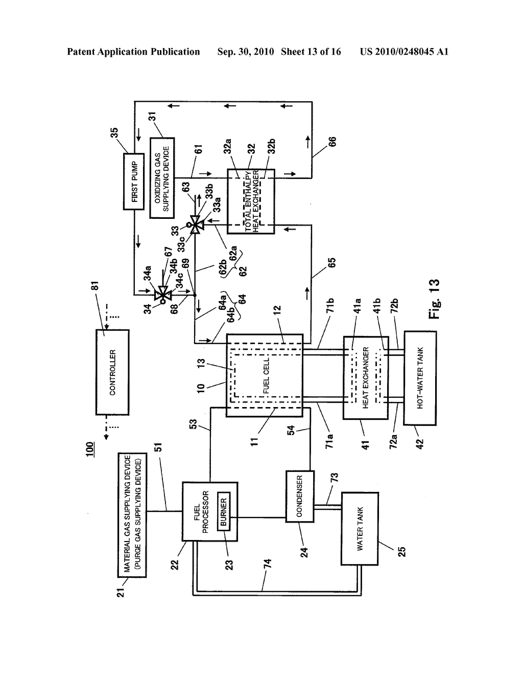 FUEL CELL SYSTEM AND METHOD FOR OPERATING THE SAME - diagram, schematic, and image 14