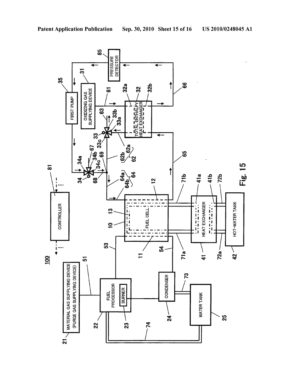 FUEL CELL SYSTEM AND METHOD FOR OPERATING THE SAME - diagram, schematic, and image 16