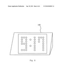 Portable LED interactive learning device diagram and image