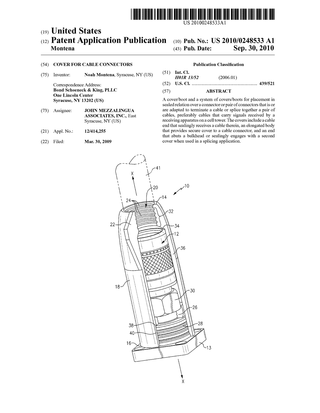 COVER FOR CABLE CONNECTORS - diagram, schematic, and image 01