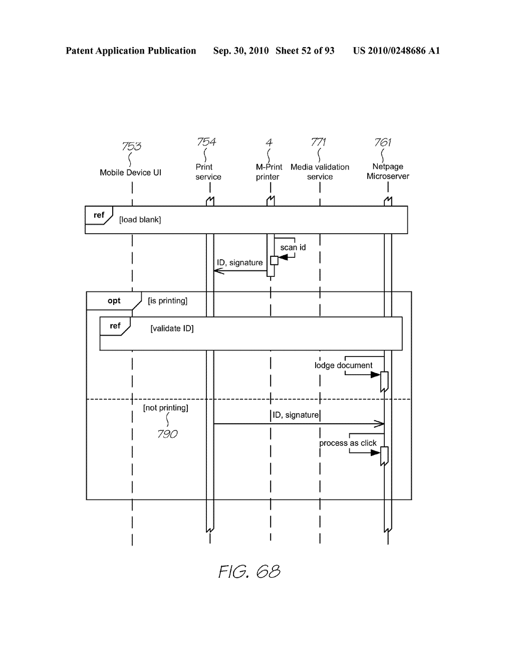 METHOD OF PRINTING AND RETRIEVING INFORMATION USING A MOBILE TELECOMMUNICATIONS DEVICE - diagram, schematic, and image 53