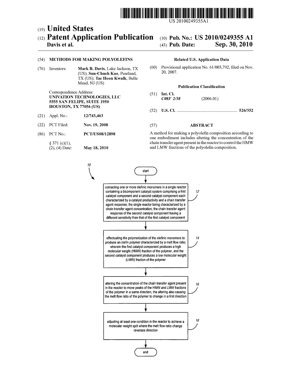 METHODS FOR MAKING POLYOLEFINS - diagram, schematic, and image 01