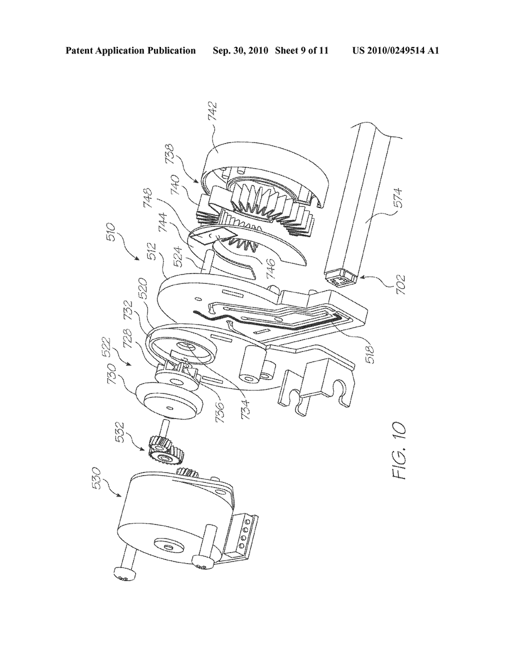 HANDHELD PRINTING DEVICE FOR OPTICAL MEDICAL EXAMINATIONS - diagram, schematic, and image 10