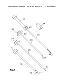 DEVICE FOR IMPLANTING A VASCULAR PROSTHESIS diagram and image