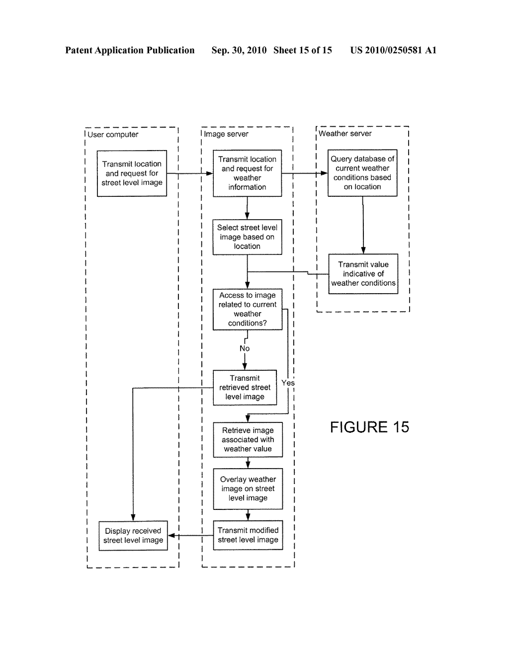 SYSTEM AND METHOD OF DISPLAYING IMAGES BASED ON ENVIRONMENTAL CONDITIONS - diagram, schematic, and image 16