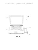 SYSTEM AND METHOD OF PROVIDING WIRELESS CONNECTIVITY BETWEEN A PORTABLE COMPUTING DEVICE AND A PORTABLE COMPUTING DEVICE DOCKING STATION diagram and image