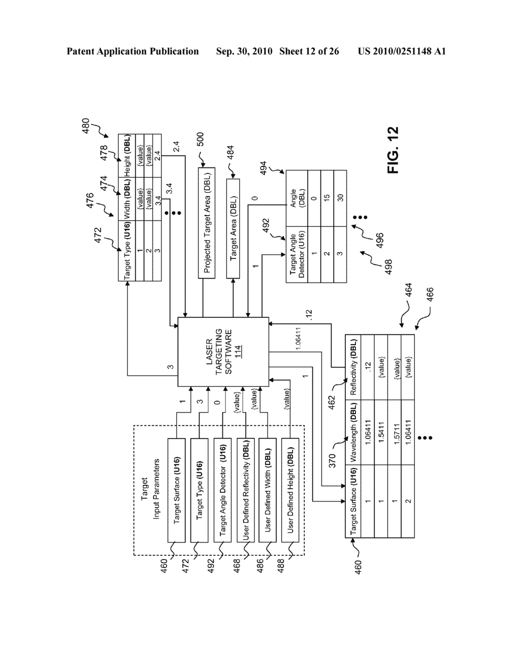 User Interface for Laser Targeting System - diagram, schematic, and image 13