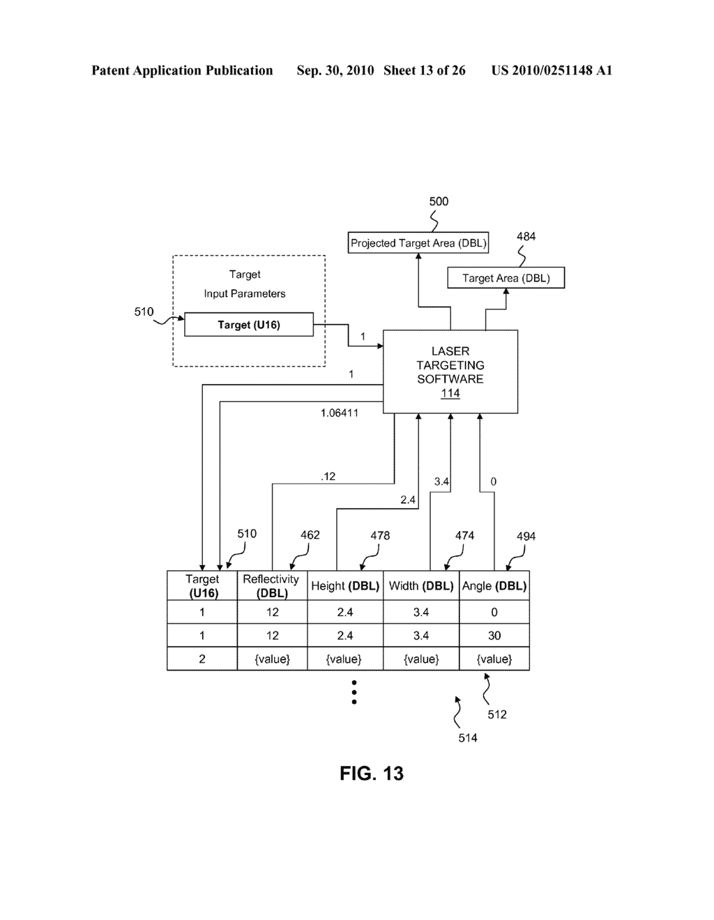 User Interface for Laser Targeting System - diagram, schematic, and image 14