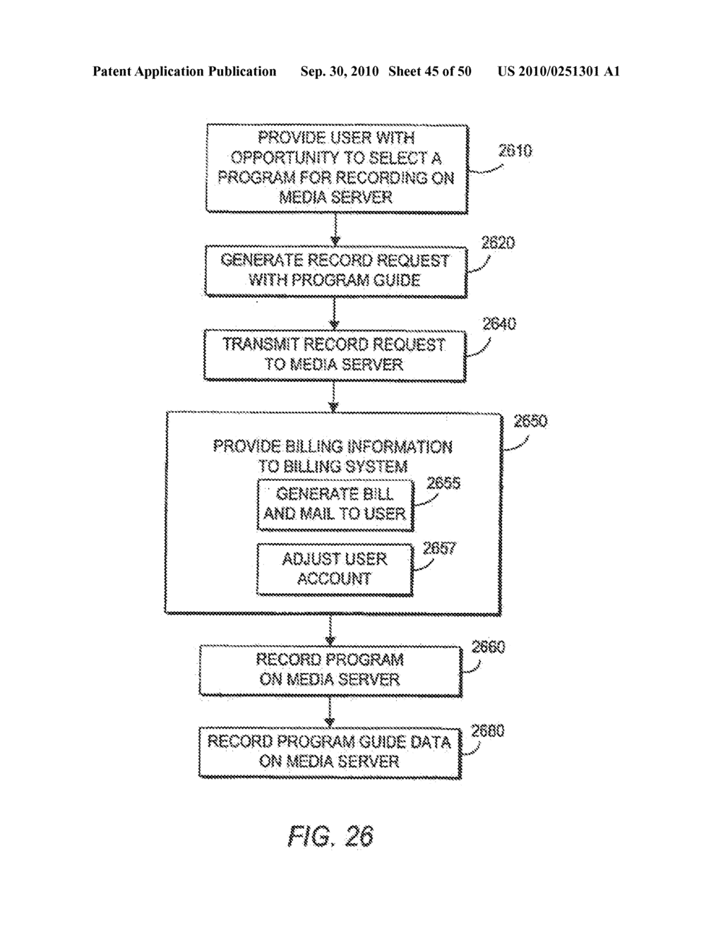 CLIENT-SERVER BASED INTERACTIVE TELEVISION PROGRAM GUIDE SYSTEM WITH REMOTE SERVER RECORDING - diagram, schematic, and image 46