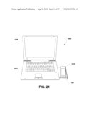 SYSTEM AND METHOD OF MANAGING SECURITY BETWEEN A PORTABLE COMPUTING DEVICE AND A PORTABLE COMPUTING DEVICE DOCKING STATION diagram and image