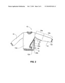 Upper garment for patient diagram and image