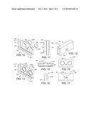 UNIVERSAL MOUNTING CLIP FOR SIDING STRIPS INSTALLED IN A HORIZONTAL OVERLAPPING PATTERN diagram and image