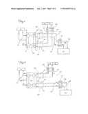 PLANT FOR HEAT-REGULATING A FIRST FLUID AND A SECOND FLUID USED FOR AIR-CONDITIONING PREMISES diagram and image