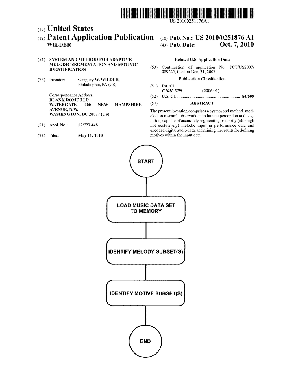 SYSTEM AND METHOD FOR ADAPTIVE MELODIC SEGMENTATION AND MOTIVIC IDENTIFICATION - diagram, schematic, and image 01