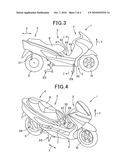 Arrangement structure of gaseous fuel filling port for motorcycle diagram and image