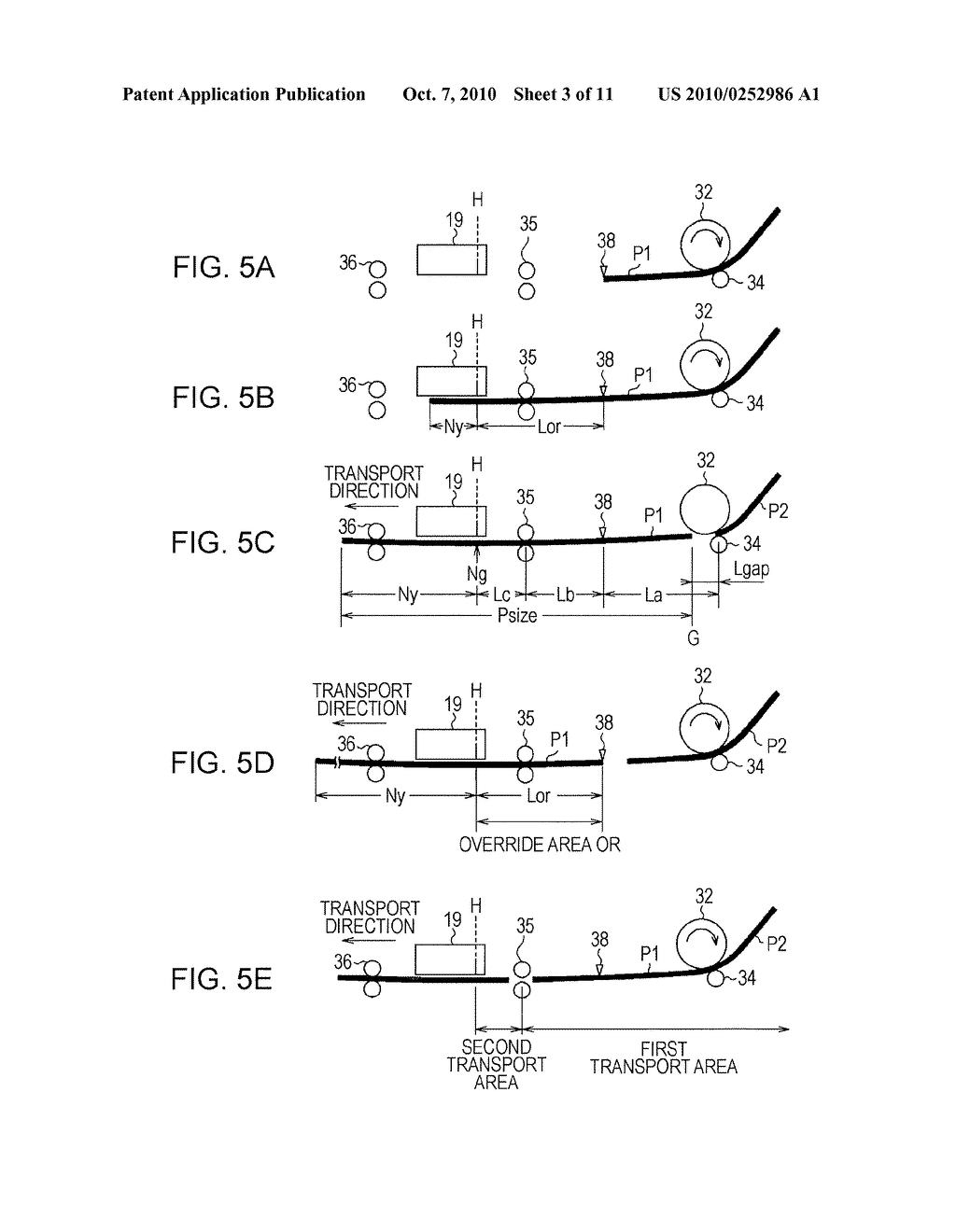 RECORDING APPARATUS AND TRANSPORTING CONTROL METHOD IN RECORDING APPARATUS - diagram, schematic, and image 04