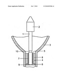 ELECTRODE ROD HOLDER IN A HIGH-PRESSURE DISCHARGE LAMP diagram and image