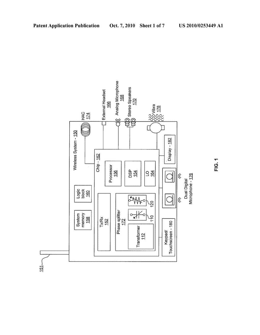 METHOD AND SYSTEM FOR GENERATING QUADRATURE SIGNALS UTILIZING AN ON-CHIP TRANSFORMER - diagram, schematic, and image 02