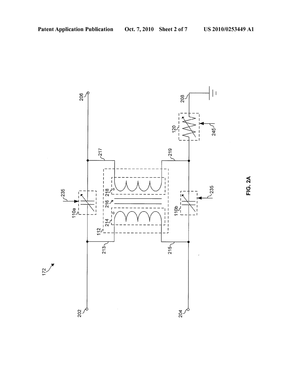 METHOD AND SYSTEM FOR GENERATING QUADRATURE SIGNALS UTILIZING AN ON-CHIP TRANSFORMER - diagram, schematic, and image 03