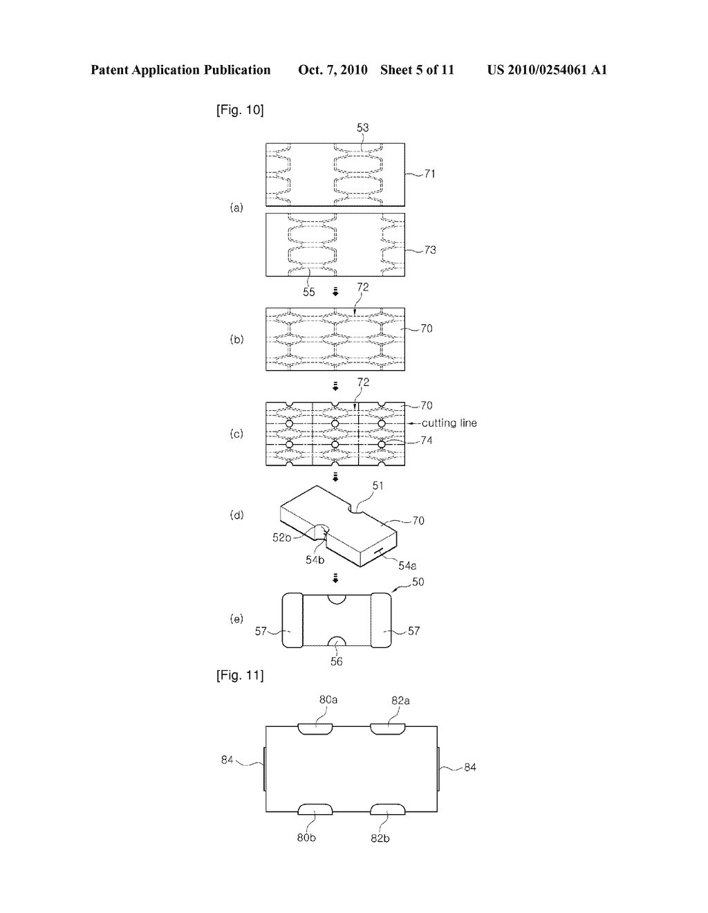 SURGE ABSORBER WITH SIDE GAP ELECTRODE AND METHOD OF MANUFACTURING THE SAME - diagram, schematic, and image 06