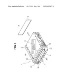 SCREEN UNIT STOWABLE TYPE EQUIPMENT AND IN-VEHICLE MOUNT INFORMATION EQUIPMENT diagram and image