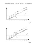 METHOD AND DEVICE FOR DETERMINING THE POSITION OF AN EDGE OF A MARKER STRUCTURE WITH SUBPIXEL ACCURACY IN AN IMAGE, HAVING A PLURALITY OF PIXELS, OF THE MARKER STRUCTURE diagram and image