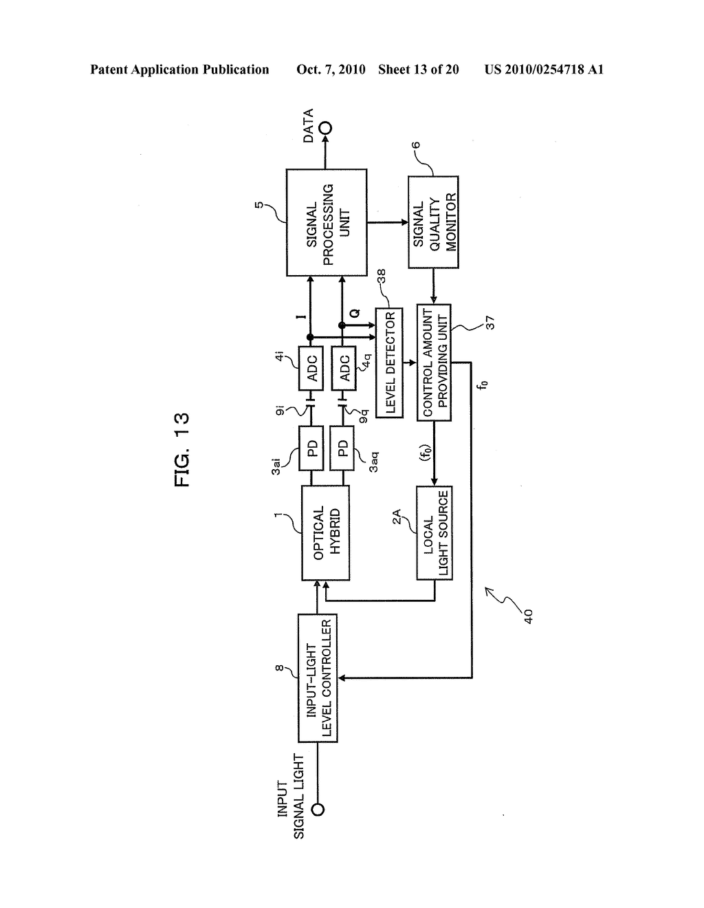 OPTICAL RECEIVER AND METHOD FOR OPTICAL RECEPTION - diagram, schematic, and image 14