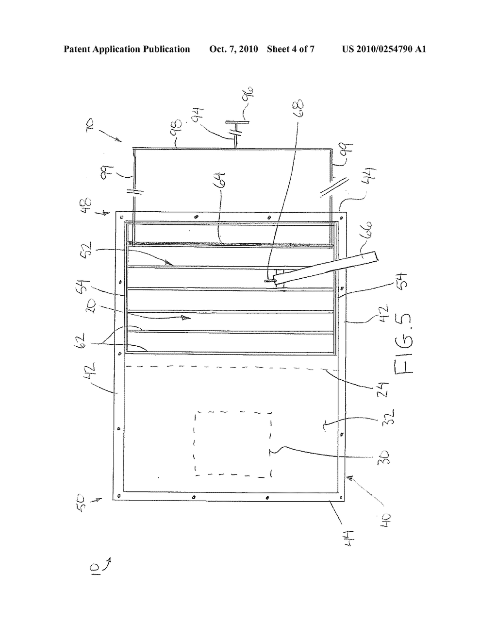 Agitating Device for a Grain Bin Discharge Opening - diagram, schematic, and image 05