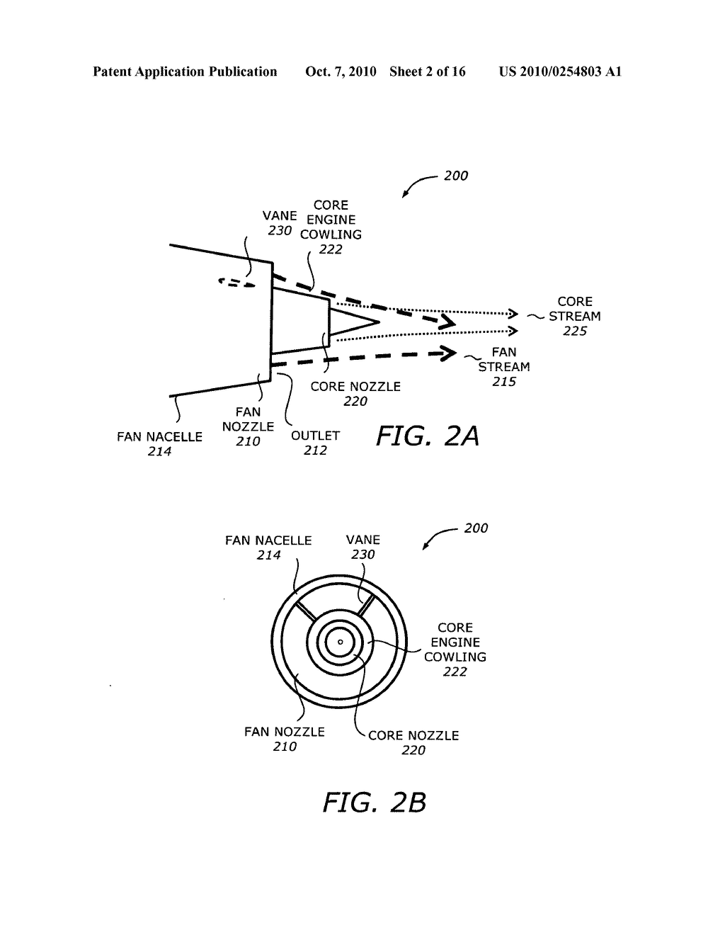 Turbofan engine noise suppression using fan flow deflector - diagram, schematic, and image 03